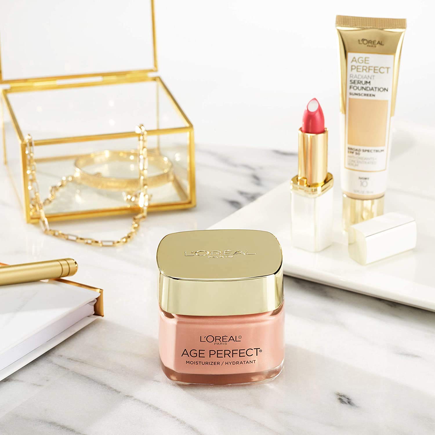 L'Oreal Paris Age Perfect Rosy Tone Anti-Sagging Face Moisturizer, Renew & Revive Healthy Tone, 1.7 oz (Packaging May Vary) - Image 7