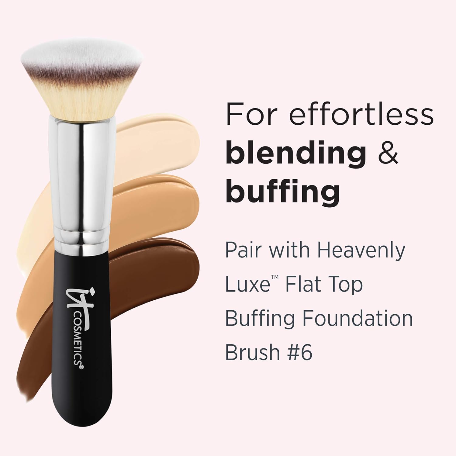 IT Cosmetics Your Skin But Better Foundation + Skincare - Hydrating Medium Buildable Coverage - Minimizes Pores & Imperfections - Natural Radiant Finish - With Hyaluronic Acid - 1.0 fl oz - Image 6