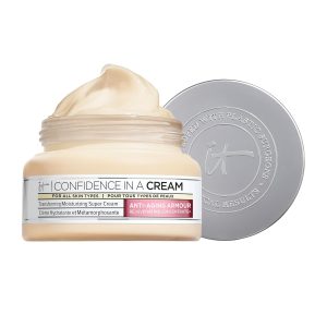 IT Cosmetics Confidence in a Cream – Hydrating & Anti Aging Face Moisturizer, Visibly Reduces Fine Lines, Wrinkles & Signs of Aging, Repairs Skin Barrier, With Squalane & Ceramides, For All Skin Types