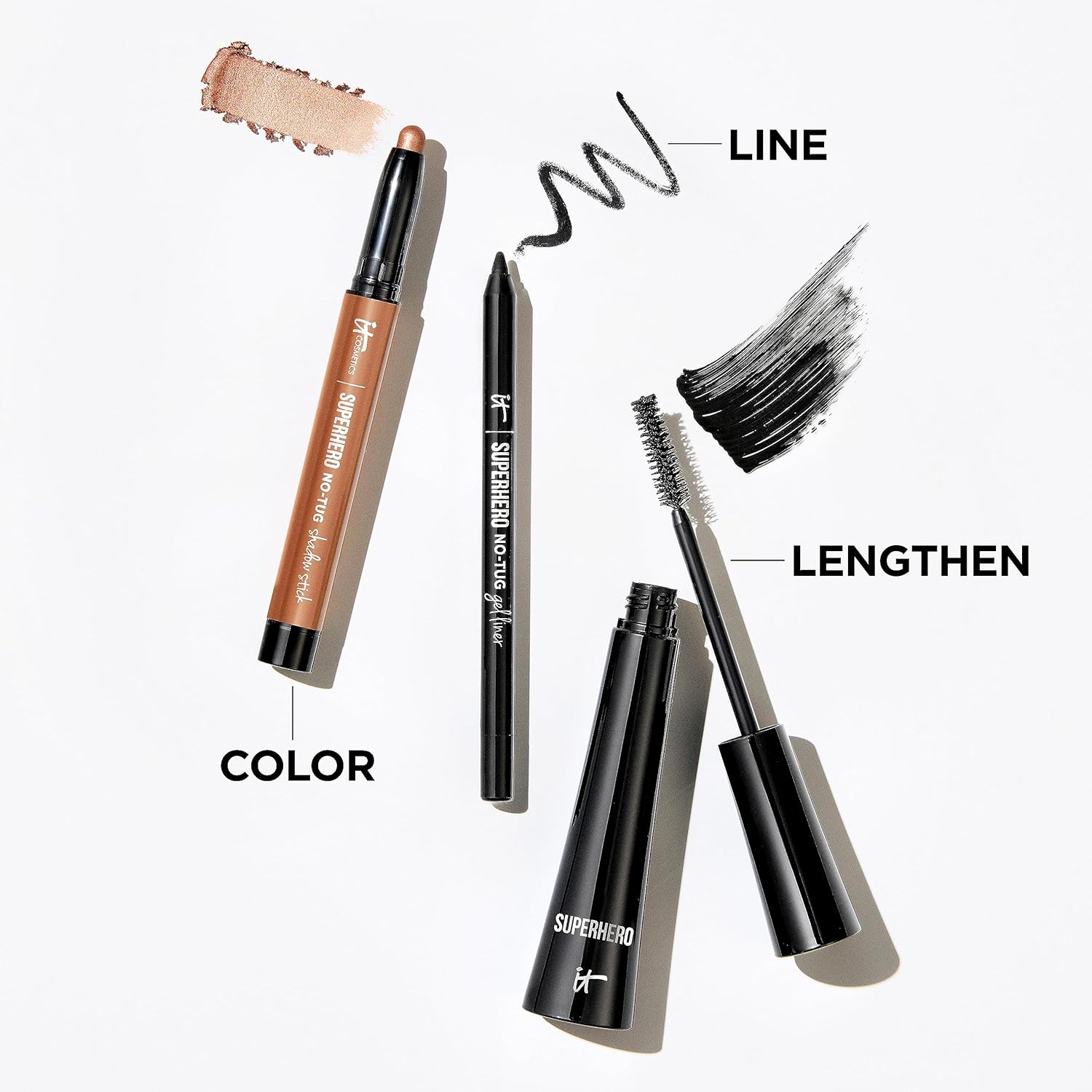 IT Cosmetics Superhero No-Tug Waterproof Eyeshadow Stick - Longwear Blendable Cream with Built-In Primer Suitable for Sensitive Eyes 0.05 oz - Image 8
