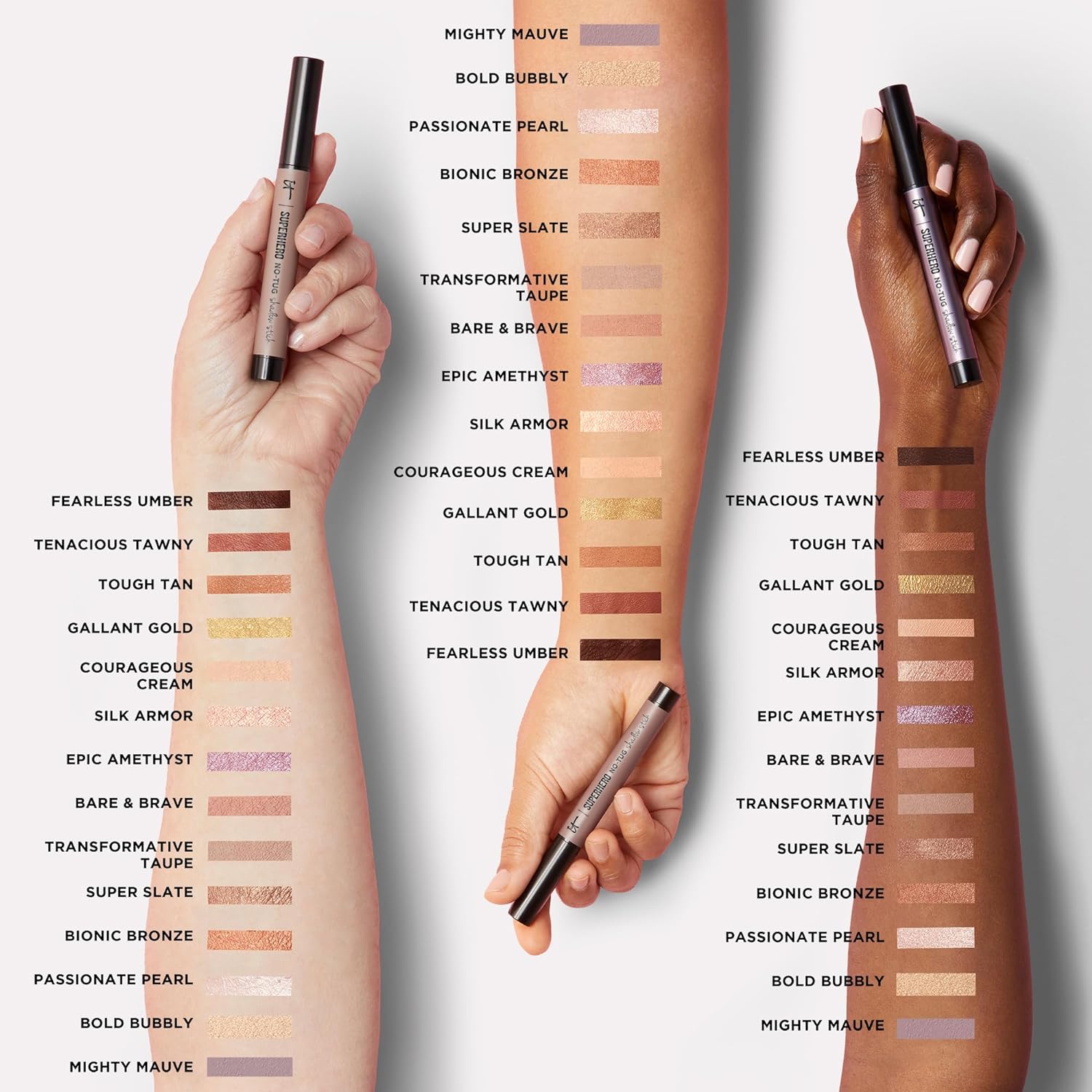IT Cosmetics Superhero No-Tug Waterproof Eyeshadow Stick - Longwear Blendable Cream with Built-In Primer Suitable for Sensitive Eyes 0.05 oz - Image 6
