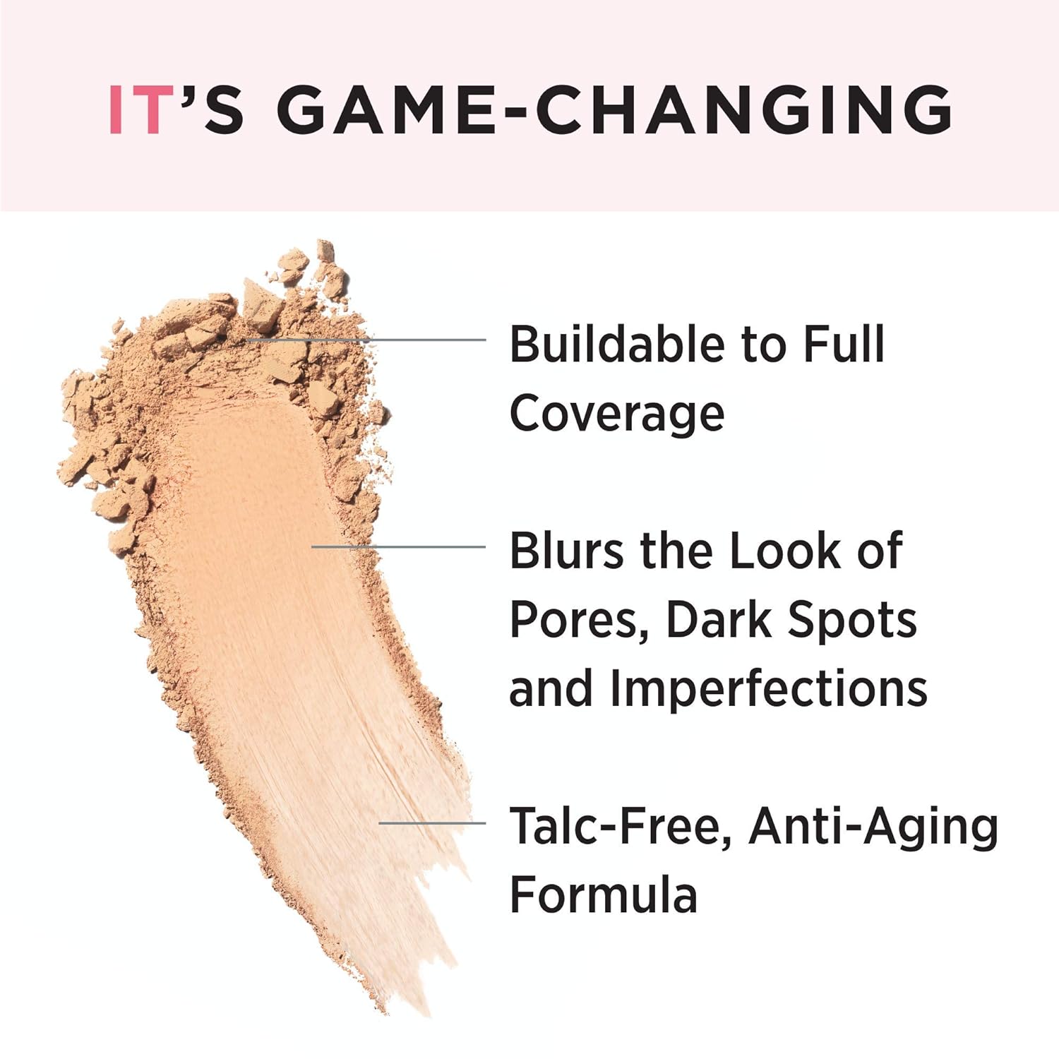 IT Cosmetics CC+ Airbrush Perfecting Powder Foundation - Buildable Full Coverage Of Pores & Dark Spots - Hydrating Face Makeup with Hydrolyzed Collagen & Niacinamide - 0.33 Oz - Image 2